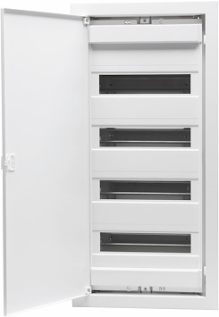 Normkapsling, infälld, 4 rad, 48+8 mod, IP40