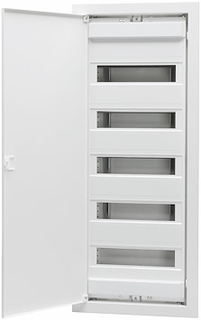 Normkapsling, infälld, 5 rad, 60+10 mod, IP40