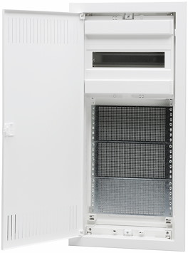 Mediacentral, infälld, 4 rad, 12+2 mod, IP40