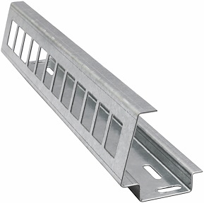 Patchpanel för 12 st keystone-kontakter
