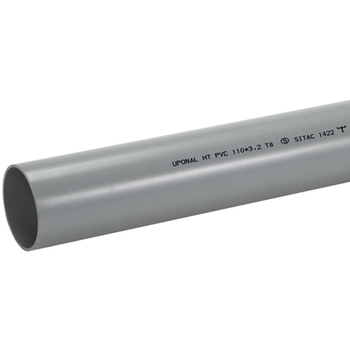 50X6,0 PVC-HT RÖR U MUFF