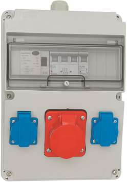 Uttagscentral Standard, 16A, IP44
