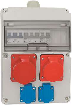 Uttagscentral Standard, 32A, IP44