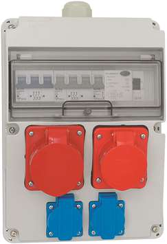 Uttagscentral Standard, 32A, IP44