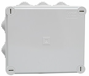 Plastkapsling, IP55, 160x135x77 mm, Med membran