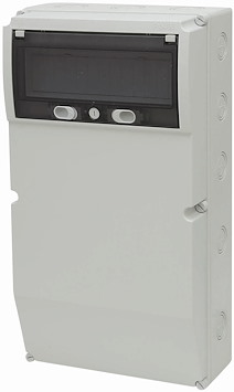 Normkapsling, 13 modul, IP66