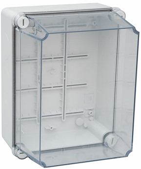 Plastkapsling IP55,220x170x150 mm,Transparent lock