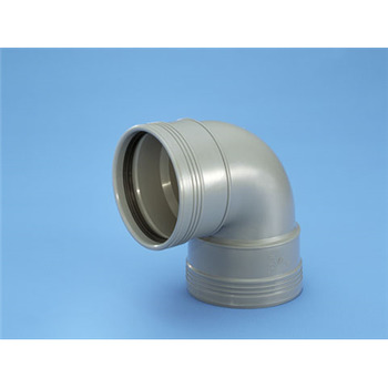 Böj 50 mm X 88,5° 2Muff, Kort 20 Stk Per Frp Grå Wafix