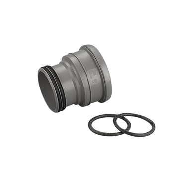 Ersättningsmuff 110 mm Spetsända X Muff 20 Stk Per Frp Grå Wafix