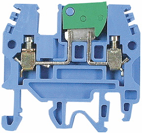 Frånskiljbar nollplint, (blå), 2,5 mm²