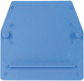 Ändplatta, (blå), Till CBD10(Ex)i