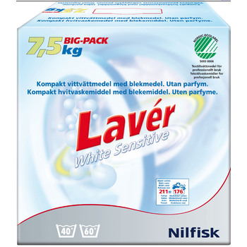 TVÄTTMEDEL WHITE 7,5 KG