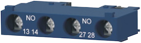 Hjälp-/signalkontakt, 1sl + 1br, toppmonterad