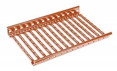 Bryggplan 0,6m Tegelröd