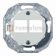 Renova Centrumplatta LexCom Utföramde: Skruvfastsatt 2x8-pol SVART