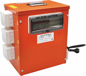 Belysningstrafo, 230/48V AC, 1500VA, 3 x plint