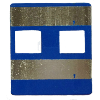 Distansskylt "FIX" Blå