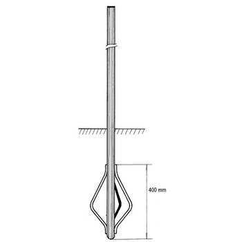 Distansstolpe Faxe 48/2700 mm WEJO