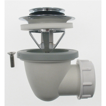 Alterna bottenventil badkar popup inkl utloppsrör