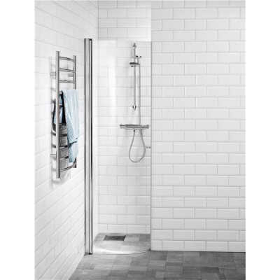 Alterna duschdörr Picto 1 rund 100 klarglas