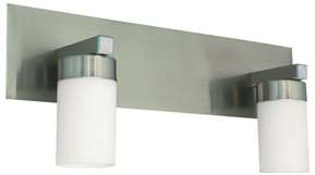 Väggarmatur Barcelona, Satin, Kupa opal, E14, IP21