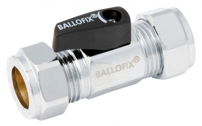 Ballofix 507 Rak kulventil 12x12