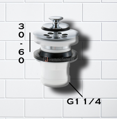 FMM Silpluggventil krom