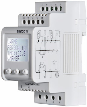 Termostat för DIN-montage, EB-Therm 800
