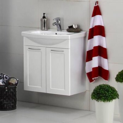 Tvättställ + Underskåp Fix 550 Vit