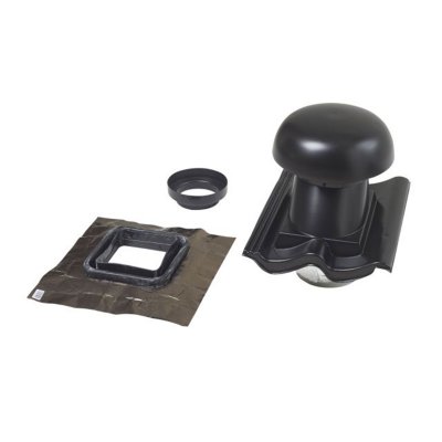 Frånluftshuv Plast Aerlox Ø160/125 Svart