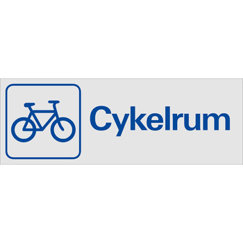 SKYLT CYKELRUM 225X80