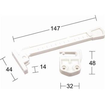 Vädringsbeslag för inåtgående fönster