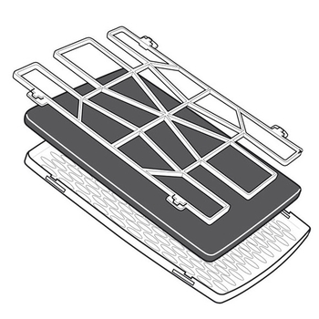 FILTER KOMPL METALL VIT F-200