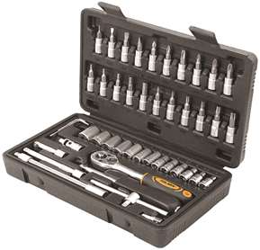 Hylsnyckelsats 1/4” , 46 delar