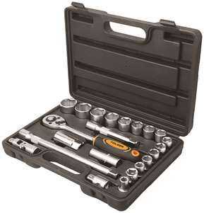 Hylsnyckelsats 1/2”, 22 delar