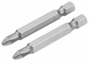 Bits, PZ2, 50mm, 2-pack