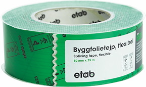 Byggfolietejp, Grön, Bredd 50 mm