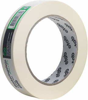 Maskeringstejp, Vit, Bredd 25 mm