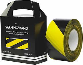 Avspärrningsband, Gul/svart