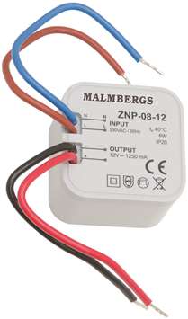 LED-driver, Malmbergs, 8W
