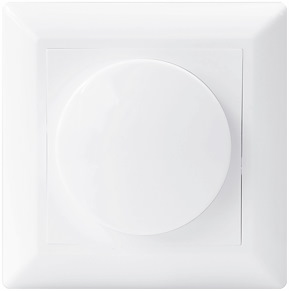 Dimmer, 5-300W LED, Vit, 1-pol/trapp