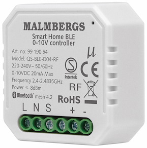 Bluetooth Smart modul, 0-10V, inklusive RF-stöd