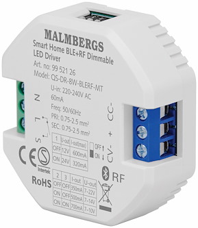 Bluetooth Smart LED drivdon CC/CV, inklusive RF-stöd