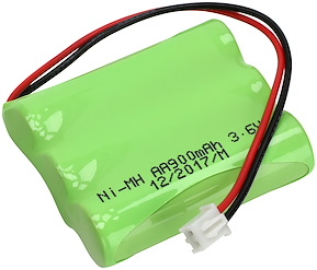 Reservbatteri 3,6V 900mAh, NiMH