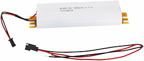 Reservbatteri 7,2V 1800mAh, NiMH