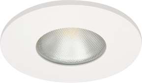 MD-315,LED, 3W, Vit, Matt, IP44/IP21