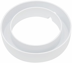 Distansring, Matt, Vit, 80x23.5 mm