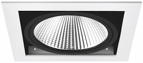 Downlight MD-251, LED, 1x10W, Vit/Svart, IP21