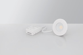Downlight MD-231, LED, 3x5W, Vit, IP44, 3-pack