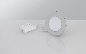 Downlight MD-232, LED, 10W, Krom, IP44